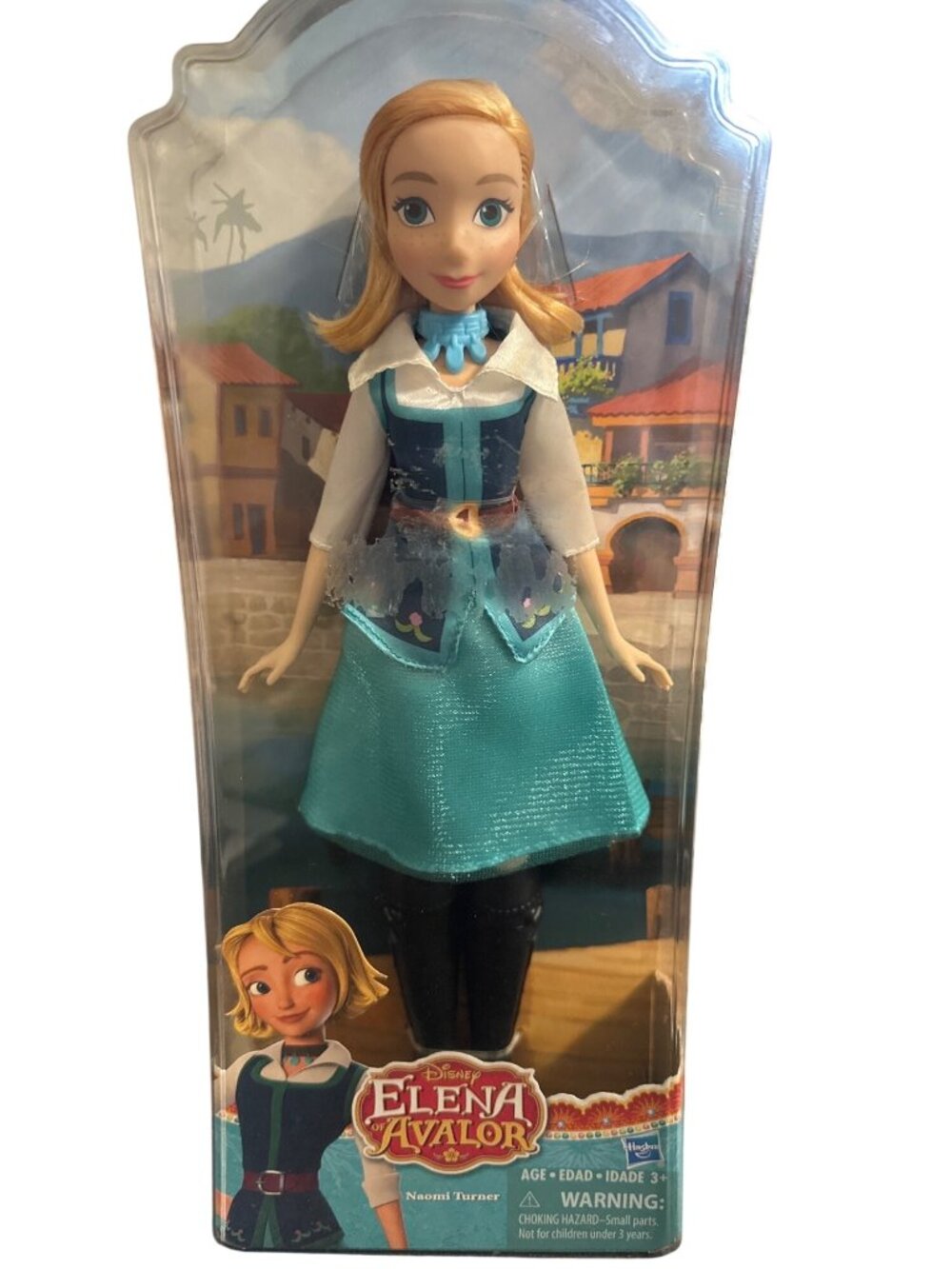 Disney Elena Of Avalor Naomi Turner Doll 3+ Years Hasbro Blonde Hair Blue Outfit
